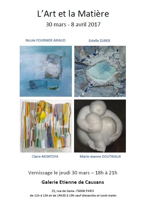 Affiche Galerie Etienne de Causans